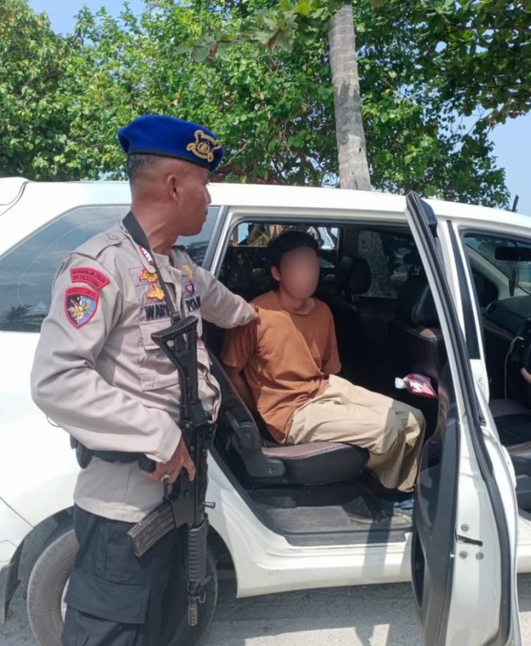 Gabungan Ditpolairud Polda Lampung dan Sat Polairud Pesawaran Amankan Dua Pelaku Curat Speedboat