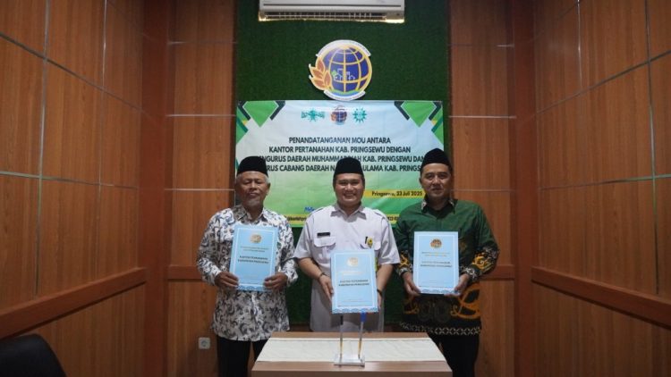 Percepat Sertifikasi Tanah Wakaf, BPN Pringsewu Gandeng Muhammadiyah dan NU