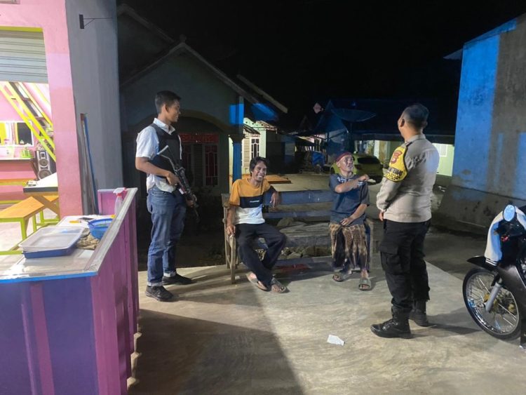 Polsek Kedondong Intensifkan Patroli Malam dengan Sistem Hunting, Cegah Kejahatan Jalanan