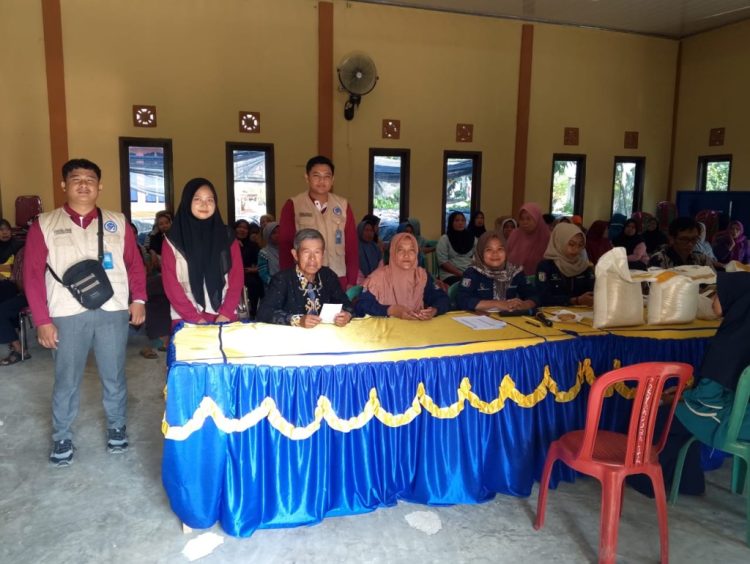Pekon Pujiharjo Salurkan 20 Kg Beras untuk 136 Warga Penerima Manfaat