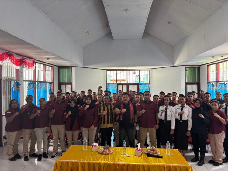 Menuju WBK, Rutan Ambon Dapat Dukungan Langsung dari Irwil IV dan Kakanwil Ditjenpas