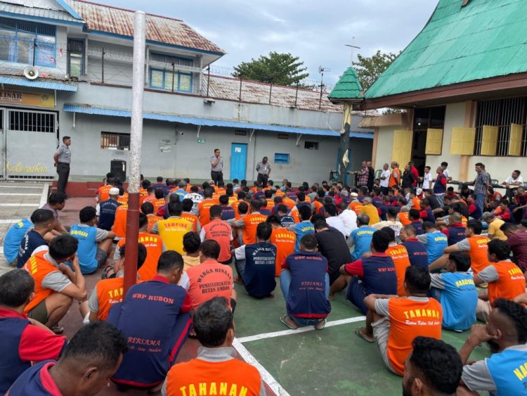 Rayakan HUT RI ke-80, Karutan Ambon Ajak WBP Bangun Semangat Lewat Lomba & Remisi
