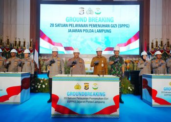 Kapolri Resmikan Pembangunan 20 SPPG di Lampung, Ribuan Siswa Siap Nikmati Makanan Bergizi Gratis