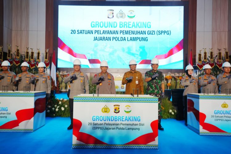 Kapolri Resmikan Pembangunan 20 SPPG di Lampung, Ribuan Siswa Siap Nikmati Makanan Bergizi Gratis