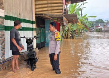 Enam Pekon di Semaka Terendam Banjir, Polsek Imbau Warga Tetap Siaga
