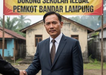 Ilustrasi sekolah siger