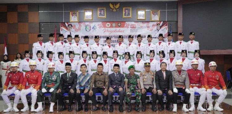 Bupati Pringsewu Kukuhkan Anggota Paskibraka 2025
