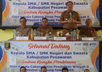 39 Kepala SMA/SMK Pesawaran Sepakat Tingkatkan Mutu Pendidikan