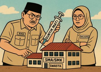 RMD dan Eva Dwiana Diduga Bersekongkol “Suntik Mati” SMA/SMK Swasta