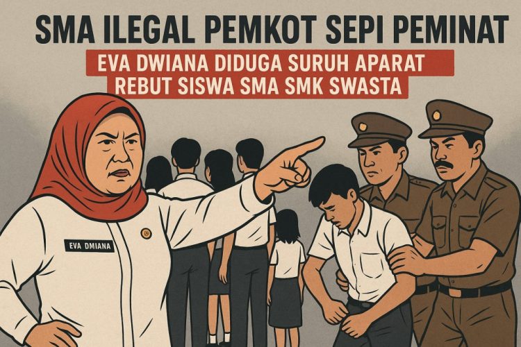 Sma Ilegal Pemkot Sepi Peminat, Eva Dwiana Diduga Suruh Aparat Rebut Siswa Sma Smk Swasta