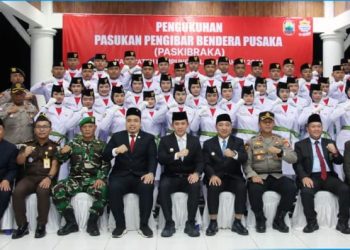 41 Anggota Paskibraka Lampung Selatan Resmi Dikukuhkan, Siap Kibarkan Merah Putih di Menara Siger
