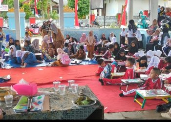 Semarak HUT RI ke-80, Lomba Melukis di Kelurahan Bumi Agung Tanamkan Semangat Nasionalisme Sejak Dini