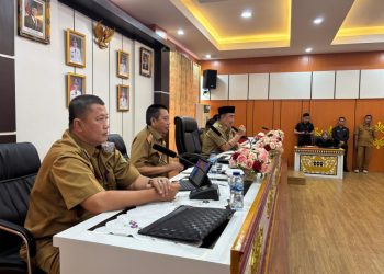 Tanggamus Deklarasikan Komitmen Peningkatan Layanan Dasar Lewat Aplikasi SI MOLEK