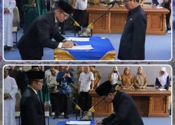 Hamartoni Lantik 17 Pejabat Eselon II untuk Perkuat Kinerja Pemkab Lampung Utara