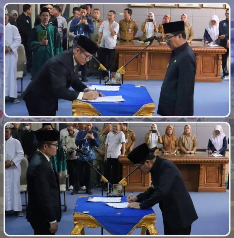 Hamartoni Lantik 17 Pejabat Eselon II untuk Perkuat Kinerja Pemkab Lampung Utara