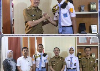 Wakil Bupati Lampung Utara Lepas Anggota Paskibraka Menuju Tingkat Provinsi