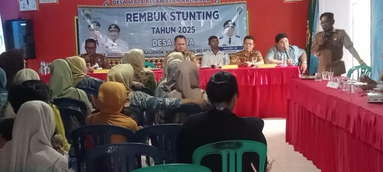Desa Maja Gelar Rembuk Stunting 2025, Dorong Aksi Nyata Cegah Gizi Buruk