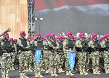 Prajurit Yonif 7 Marinir Ikuti Gelar Pasukan Operasional di Jawa Barat