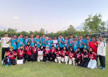 Tim Cricket Lampung Sumbang Empat Medali Perak di Kejurnas 2025 Bali