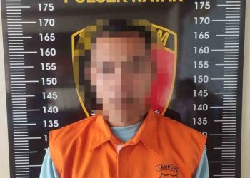 Tekab 308 Polsek Natar Amankan Pelaku Pencurian Tiang Pembatas Jalan Tol