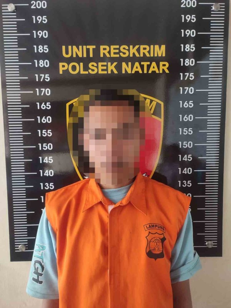 Tekab 308 Polsek Natar Amankan Pelaku Pencurian Tiang Pembatas Jalan Tol