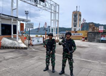 Lanal Lampung Perkuat Pengamanan Kapal Perang Asing di Pelabuhan Panjang