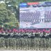 Prajurit Yonif 7 Marinir Ikuti Tasyakuran Validasi Organisasi Korps Marinir