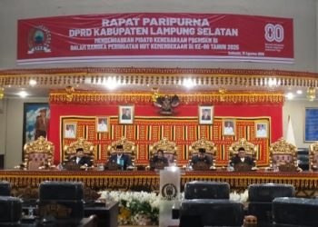 DPRD Lampung Selatan Gelar Rapat Paripurna Istimewa Sambut HUT ke-80 Kemerdekaan RI