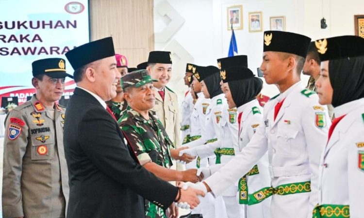 30 Anggota Paskibraka Pesawaran Resmi Dikukuhkan, Siap Kibarkan Merah Putih di HUT RI ke-80