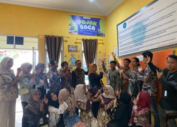 Tingkatkan Literasi, Mahasiswa KKN UIN Raden Intan Lampung Gagas Pojok Baca di Kelurahan Korpri Raya
