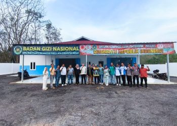 Ketua Umum PPWI Bersama Ketua Umum Yayasan SKKP Tinjau Dapur Sehat di Kabupaten Mesuji Lampung