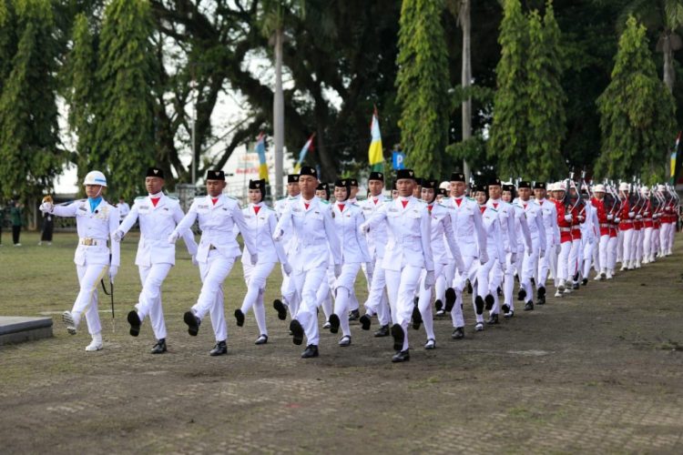 Upacara HUT RI ke-80 di Lampung Serukan Semangat Indonesia Emas 2045