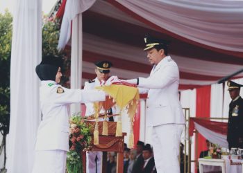 Pemkab Pringsewu Gelar Upacara Peringatan HUT Ke-80 Proklamasi Kemerdekaan RI