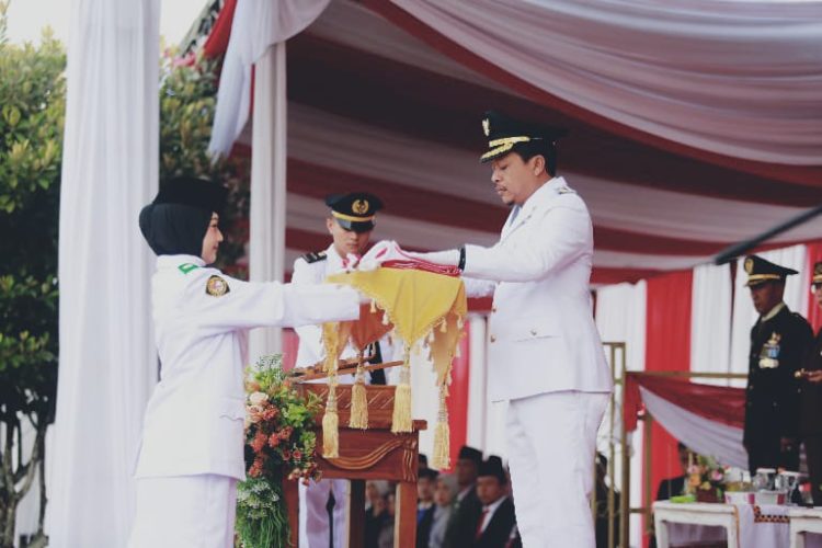 Pemkab Pringsewu Gelar Upacara Peringatan HUT Ke-80 Proklamasi Kemerdekaan RI