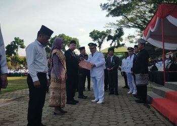 Pemkab Tanggamus Bersama Forkopimda Gelar Peringatan HUT RI Ke-80 Dengan Semangat Persatuan