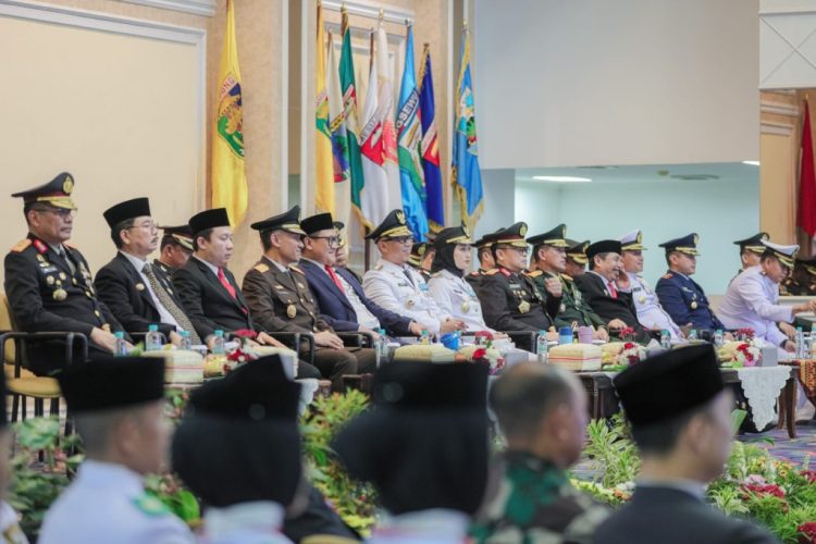 Suasana Khidmat Warnai Detik-Detik Proklamasi HUT RI ke-80 di Kabupaten Pesawaran