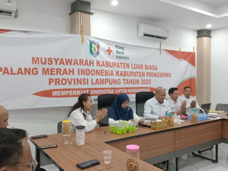 Rahayu Riyanto Pamungkas Resmi Pimpin PMI Pringsewu Masa Bakti 2025-2030
