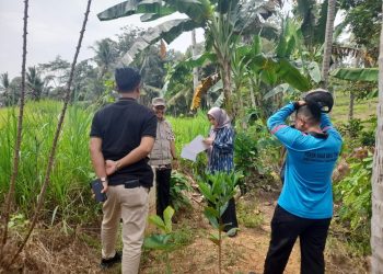 Antisipasi Sengketa Lahan, BPN Pringsewu Turun Langsung Tentukan Batas Tanah Warga