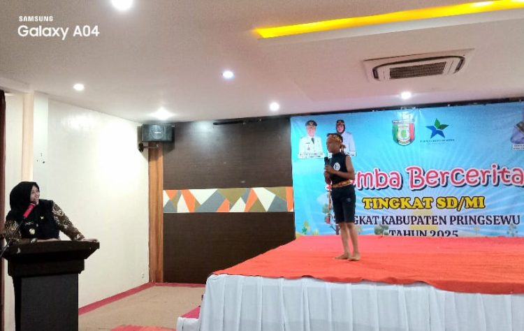 Pemkab Pringsewu Gelar Lomba Bercerita Tingkat SD dan MI untuk Tingkatkan Budaya Literasi Anak