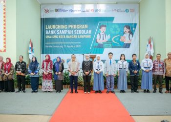 Pemprov Lampung Luncurkan Program Bank Sampah Sekolah SMA/SMK Kota Bandar Lampung, Dorong Siswa Jadi Agen Perubahan Lingkungan