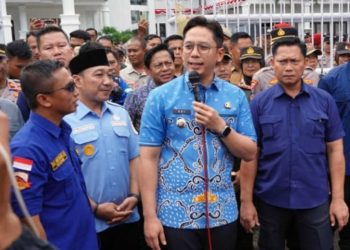 Ratusan Warga Desa Sinar Palembang Gelar Aksi Unjuk Rasa di Kantor Bupati Lampung Selatan