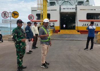 KMP Munic III Lakukan Uji Coba Sandar di Pelabuhan Penyeberangan ASDP Bakauheni
