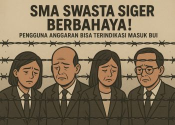 SMA Swasta Siger Bermasalah, Aliran Dana Bisa Berpotensi Hukum