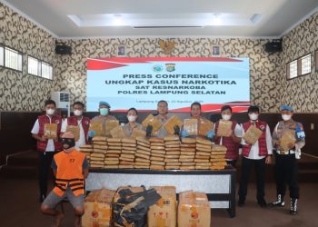Polisi Gagalkan Penyelundupan 90 Kilogram Ganja di Bakauheni, 90 Ribu Jiwa Terselamatkan