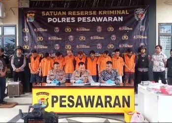 Polres Pesawaran Ungkap 13 Kasus Kriminal, Pencurian Minimarket Jadi Sorotan