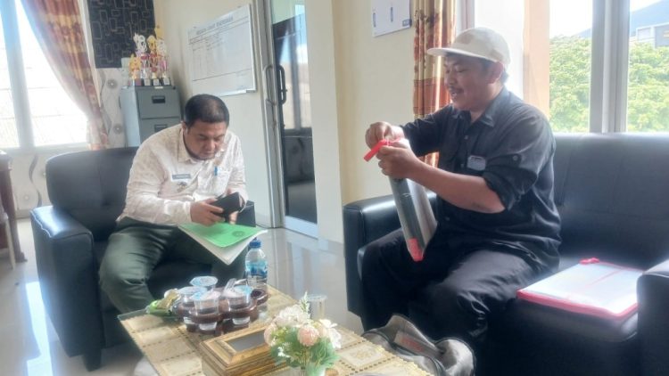 Camat Penengahan Temui Ketua Pokmas Desa Sukabaru Bahas Ganti Rugi Warga Korban Penggusuran Jalan Tol