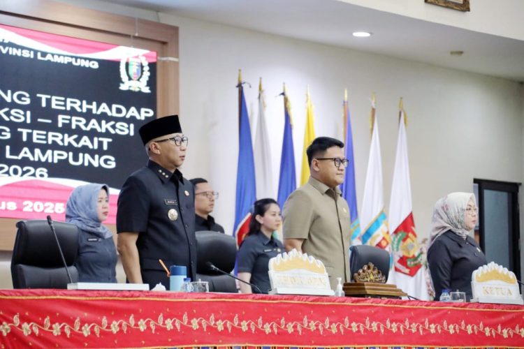 Jawaban Gubernur Lampung atas Pemandangan Umum DPRD Terkait Raperda APBD 2026: Pendapatan Daerah Disusun Realistis dan Akuntabel