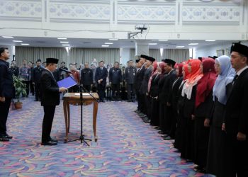 Pelantikan 96 Pejabat Baru di Pemprov Lampung, Perkuat Birokrasi dan Tingkatkan Layanan Publik