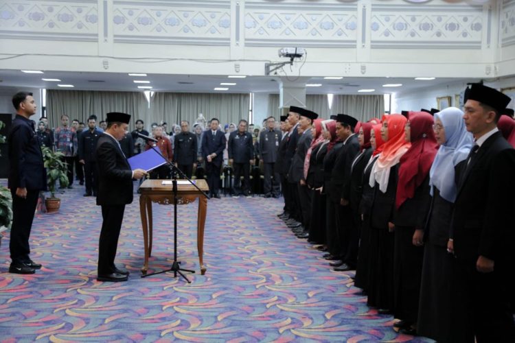 Pelantikan 96 Pejabat Baru di Pemprov Lampung, Perkuat Birokrasi dan Tingkatkan Layanan Publik