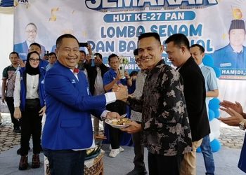 Antusiasme Warga Ramaikan Perayaan HUT ke-27 PAN Lampung Utara